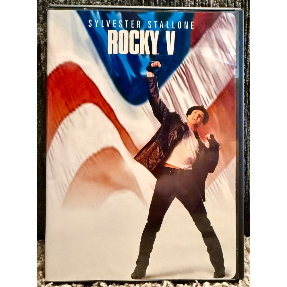MGM Rocky V DVD Excellent Sylvester Stallone Boxing Drama 1990 Movie